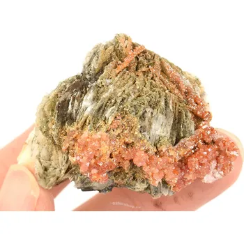 Sběratelství Vanadinitové krystaly na barytu z Maroka 57,2g