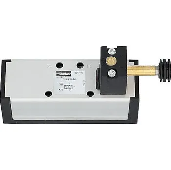 Instalatérský materiál Pneumatický ventil 5/2 ISOMAX ovládaný elektricky/pružina Parker DX2-621-BN
