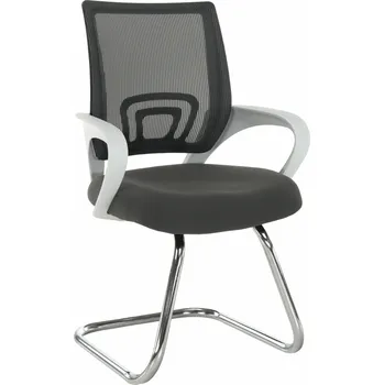 Tempo Kondela Zasedací židle šedá/bílá, Sanaz TYP 3