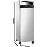 G.Gastro Pekárenská lednice PREMIUM - 0,74 x 0,99 m - s 1 dveřmi