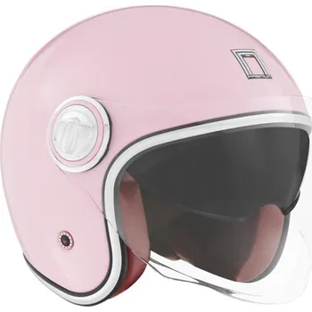 Helma na motorku Přilba HERITAGE, NOX PREMIUM (růžová pastelová) 2026 S