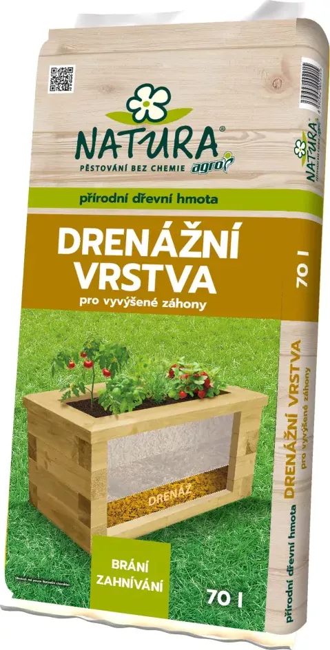 Drenážní vrstva pro vyvýšené záhony Agro Natura