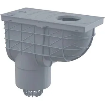 kanalizace Lapač splavenin Geiger 125mm spodní odtok, šedý KV125 /325BŠ/