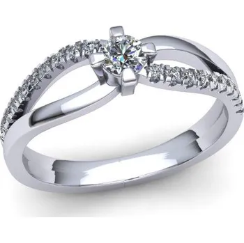 Prsten PZAU180030 Zásnubní prsten z bílého zlata Materiál: Červené zlato 14kt, Velikost: 65