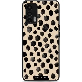 Pouzdro na mobilní telefon Lesklý kryt Mobiwear Glossy - Realme GT Master Edition - GA50G Černé puntíky (Prémiové lesklé pouzdro, obal, kryt Mobiwear Glossy na mobil Realme GT Master Edition - GA50G Černé puntíky, materiál Plast + TPU silikon - krytí po všech stranách, neošoupateln