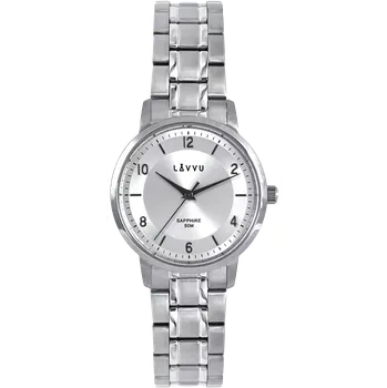 Hodinky LAVVU Stříbrné dámské hodinky LINSELL se safírovým sklem LWL5060 (LAVVU Stříbrné dámské hodinky LINSELL se safírovým sklem LWL5060)