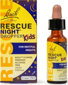 Přípravek na podporu paměti a spánku Bach Rescue Night Dropper Kids 10 ml