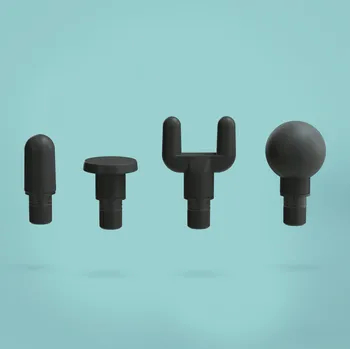 Masáž DECATHLON Sada 4 náhradních hlav k masážní pistoli - náhradní díl