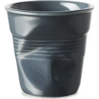 REVOL Froissés pohárek 80 ml, grafit