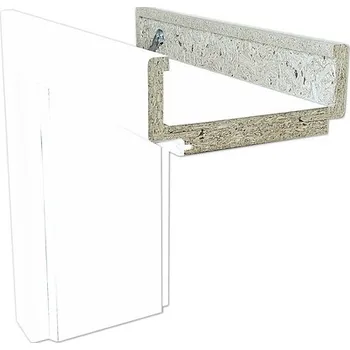 Zárubeň Obložková zárubeň Solodoor 60 L šířka 150 mm bílá snow lakovaná