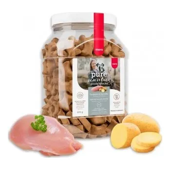 Volný čas Mera Pure Sensitive Goody Snacks krocan a brambory Výhodné balení 6x600 g