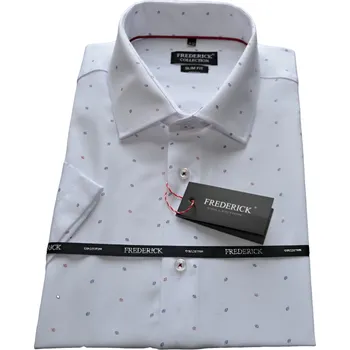 Pánská košile Pánská košile s krátkým rukávem - střih SLIM - vzor F498 - 39