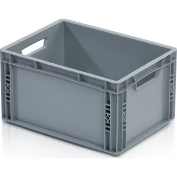 Přepravka na jídlo Přepravka EURO 40x30x22 se zesíleným dnem otevřený úchyt