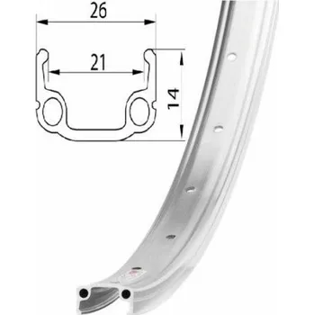 Ráfek na kolo Remerx ráfek RMX 21 20' 406x21 36d (stříbrná)