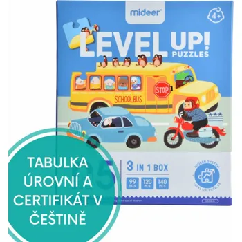 Puzzle Puzzle s pytlíčky na uložení a certifikátem - Mideer - LEVEL 05 - Dobrodružství