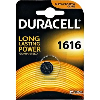 Článková baterie Baterie Duracell CR1616 1 ks.