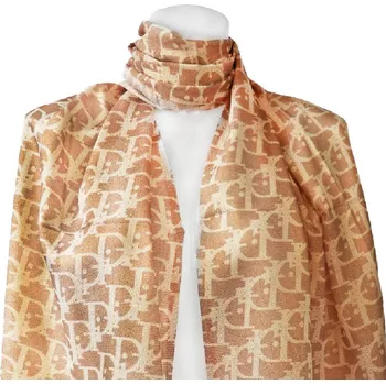 Šála Šál s písmenem D hnědá DAN2488-48