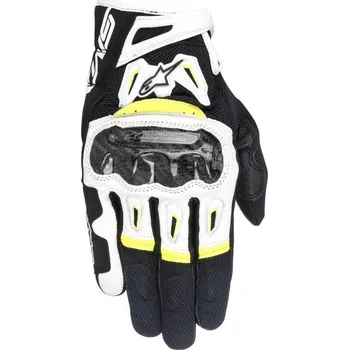 Moto rukavice Rukavice SMX-2 AIR CARBON, ALPINESTARS (černé/bílé/žluté fluo) 2026 XL