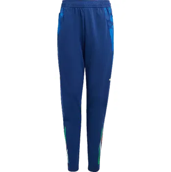 Chlapecké kalhoty Dětské tréninkové kalhoty Adidas Itálie 2024 modré