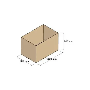 Úložný box 5vrstvý eurobox 1200x800x800mm, 5 ks