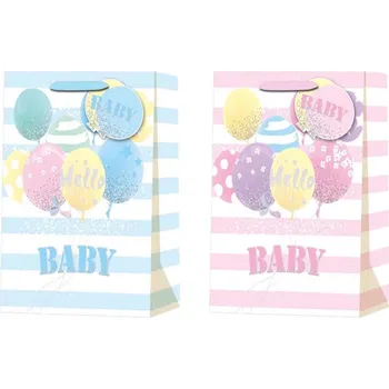 Dárková taška Taška dárková 100x150 mm párty balónky mix , barevná