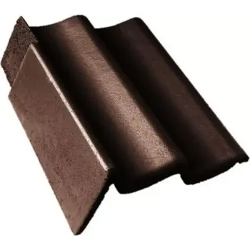 Střešní krytina Bramac Moravská taška krajní levá Protector PLUS tmavohnědá