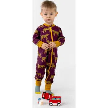 Kojenecký overall Crawler Organická bavlna overal Leopard Velikost: 62-68/74 (4-12 měsíců)