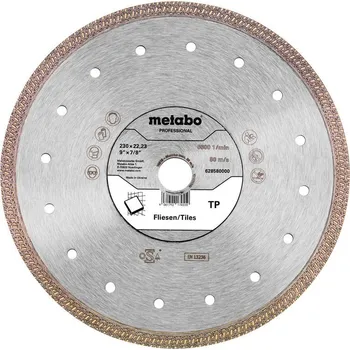 Řezný kotouč Diamantový řezný kotouč 230x22,23mm, "TP", dlaždice "profesionál" [628580000]
