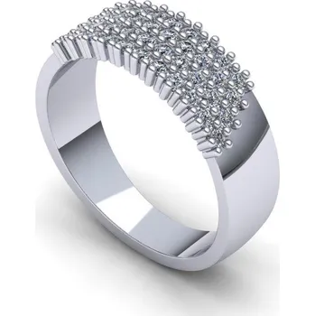 Prsten Dámský prsten s brilianty PDB20003 Materiál: Červené zlato 14kt, Velikost: 57