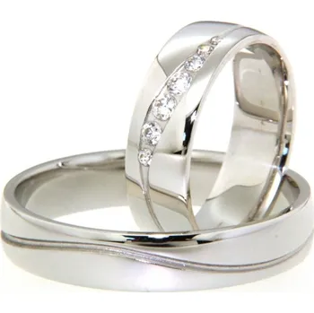 Prsten SNAU14B0055 Snubní prsteny dámský Materiál: Červené zlato 14kt, Šířka: 5, Velikost: 41