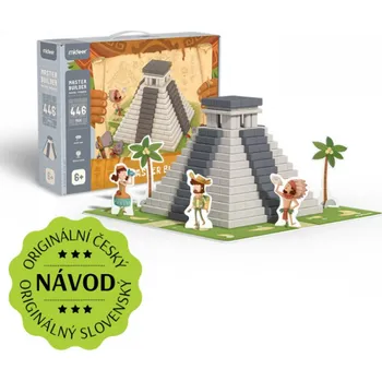 Puzzle Mideer - Mistr stavitel - Mayská pyramida - 446 dílků