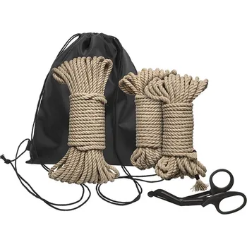 Doc Johnson Kink Bind & Tie Initiation 5-piece Hemp Rope Kit
