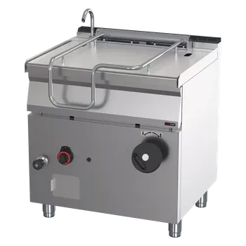 Pečicí pánev Pánev sklopná manuální plynová 50 l nerezové dno | REDFOX - BR 70/80 G/N