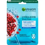 Maska Garnier Moisture Aqua bomb textilní s granátovým jablkem 32 g