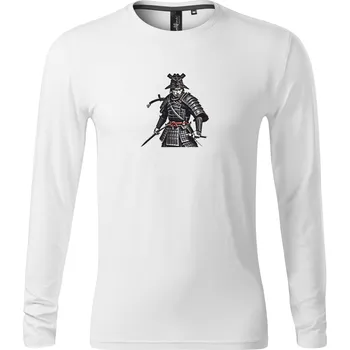 Pánské tričko Pánské tričko s dlouhým rukávem s potiskem Samuraje