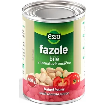 Luštěnina ESSA fazole bílé v tomatové omáčce 400g