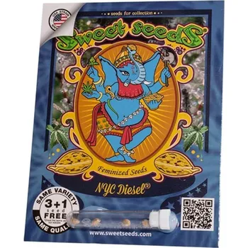 Semeno NYC Diesel® – feminizovaná semena | Sweet Seeds Feminized (Ks): 3 + 1 Zdarma