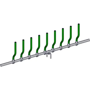 Žlabová zábrana Comfort Plus pro dojnice, 10míst/4m