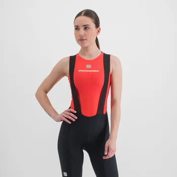 cyklistický dres SPORTFUL Cyklistické triko bez rukávů - PRO BASELAYER - červená XS