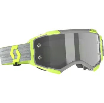 Motocyklové brýle Brýle FURY LS šedá/žlutá, SCOTT - USA, (plexi Light Sensitive)