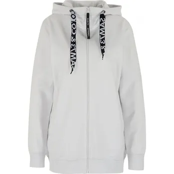 Dámská mikina Dámská prodloužená mikina SAM 73 LISA WM 787 LOMENÁ BÍLÁ L