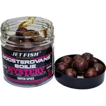 Boilies Boosterované boilie Jet Fish Mystery - 250ml - 20mm - Super Spice