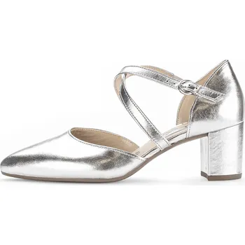 Dámské lodičky GABOR Dámské stříbrné kožené lodičky 41.343.31-245 Velikost 37