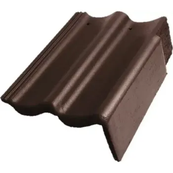 Střešní krytina Bramac Moravská taška krajní pravá Protector PLUS tmavohnědá