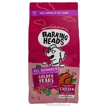 Krmivo pro psa BARKING HEADS All Hounder Golden Years Chicken 12kg