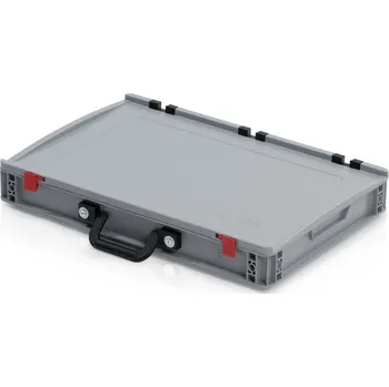 Přepravka na jídlo Přepravka EURO s víkem 60x40x9 - 1 madlo na dlouhé straně