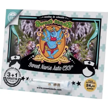 Semeno Sweet Nurse AUTO CBD Auto – samonakvétací semena | Sweet Seeds Feminized (Ks): 3 + 1 Zdarma