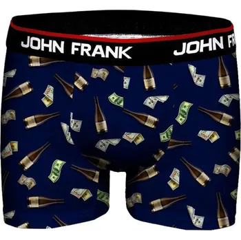 Boxerky Komfortní boxerky pro muže Blu od John Frank, Blu L i321_35801-262598