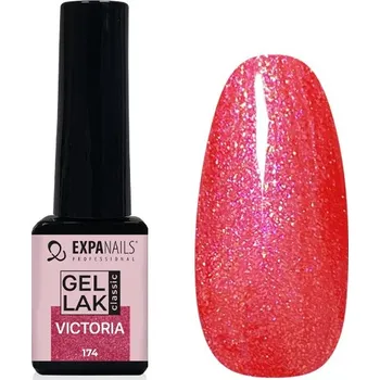Lak na nehty UV/LED Gel lak - Victoria perleť 5 ml