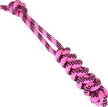 BF Pešek pro psa - lano, kulatý, růžový Velikost: 5 x 40 cm / 14 mm